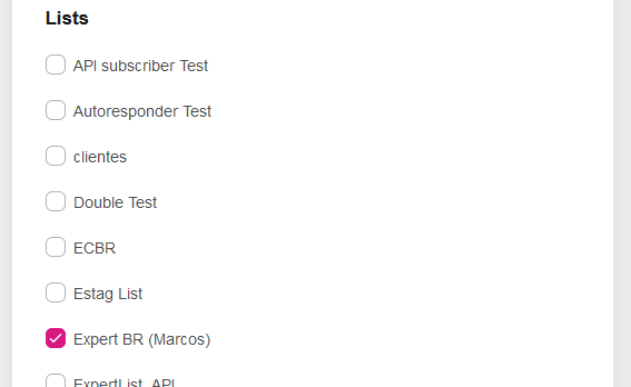 Opções da Central de Preferências